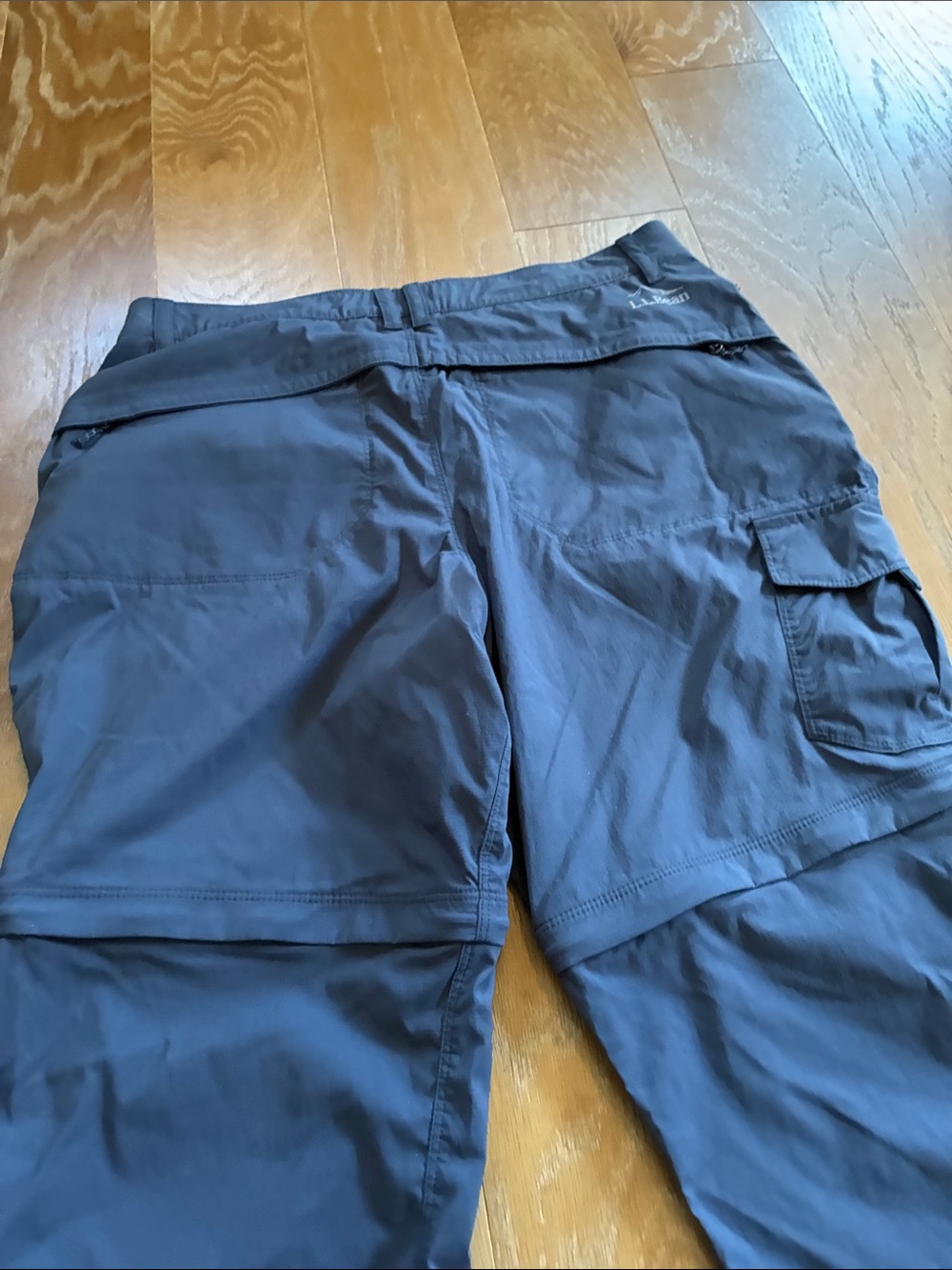 L.L. Bean Women's Cargo Pants in Navy - Picture 12 of 13